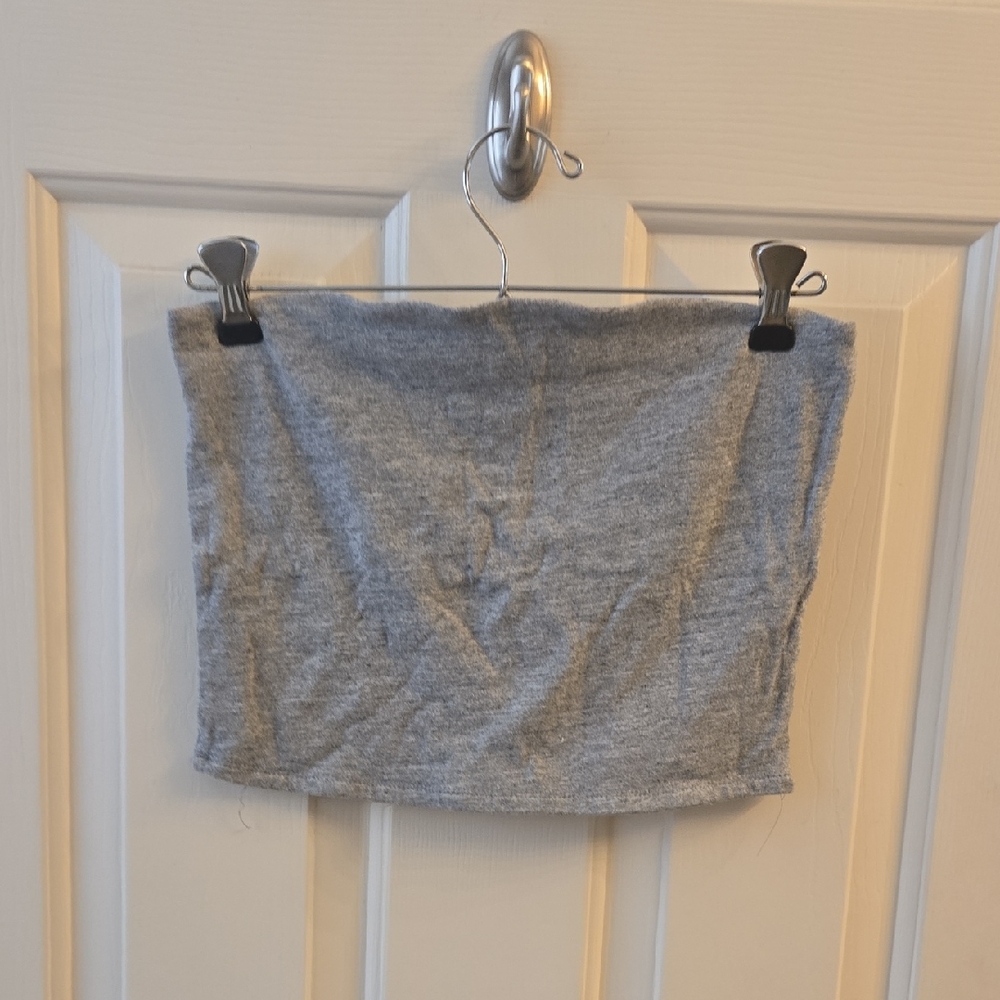 Gray Tube Top
